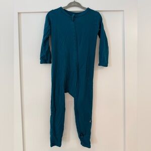 Kyte Baby 3T Zippered Romper in Teal